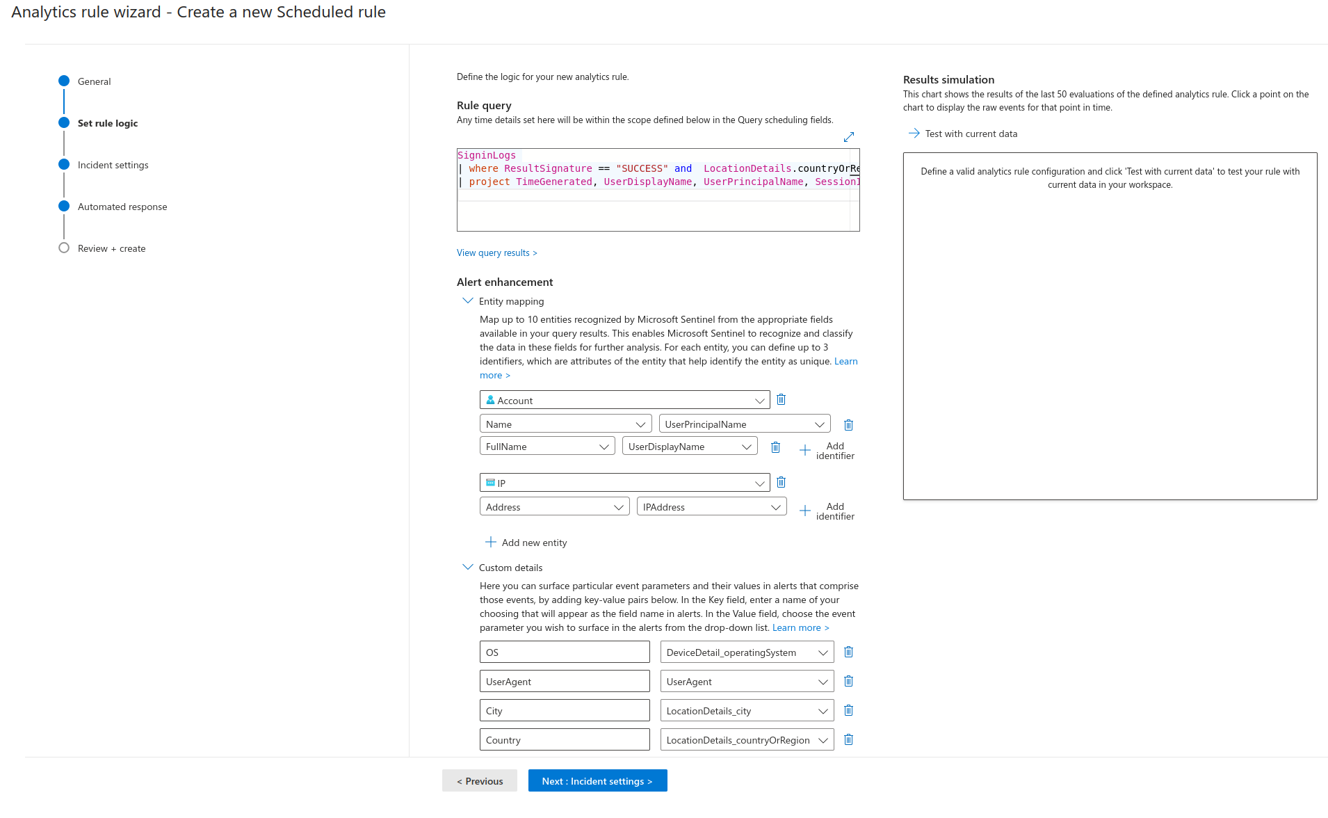 Automation Rule Configuration Automation Rule Configuration