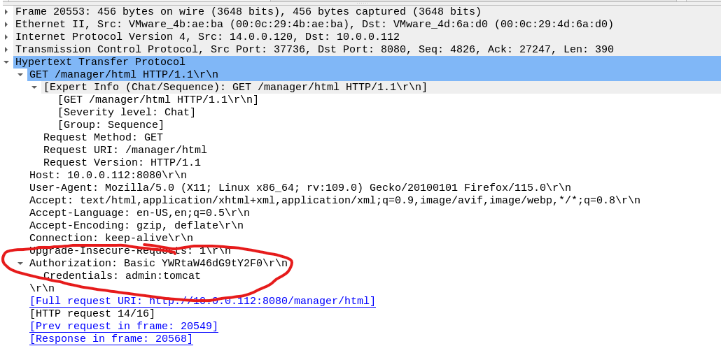 Image of wireshark results filtering for syn packets